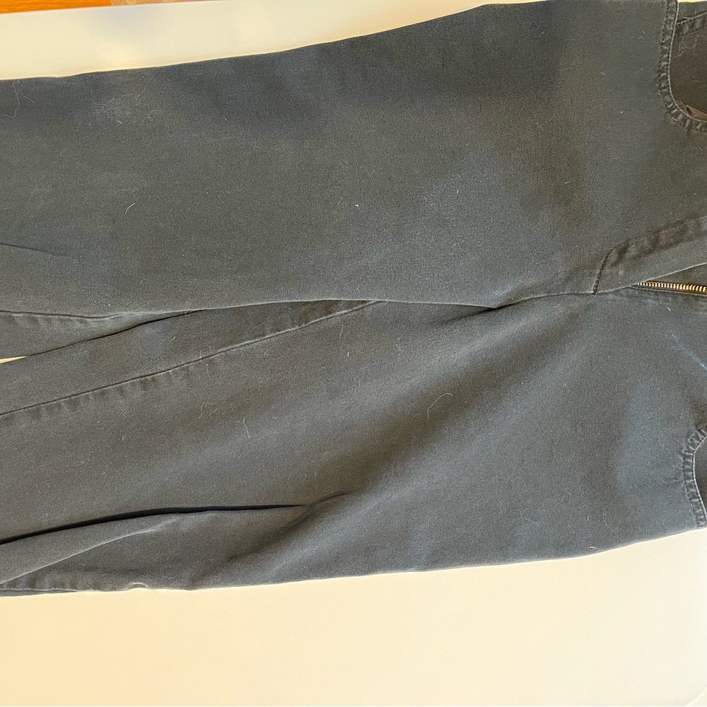 Black St. John Collection Zippered Jeans